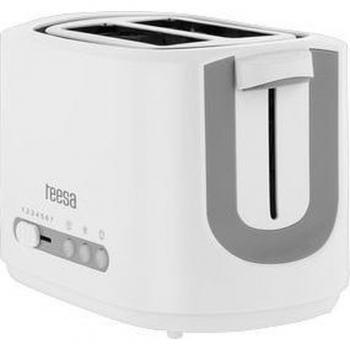 Tostadora Eléctrica Teesa TSA3302, 850W, 2 Rebanadas, 7 Niveles de Tostado, Bandeja y Rejilla