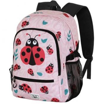 Mochila Oh My Pop! Ladybug Fight Fan 2.2, Rosa, 31 x 44 cm, Capacidad 24 L, adaptable