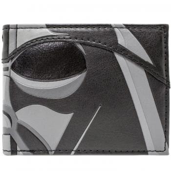 Cartera de Star Wars Máscara Darth Vader Primer Plano Negro