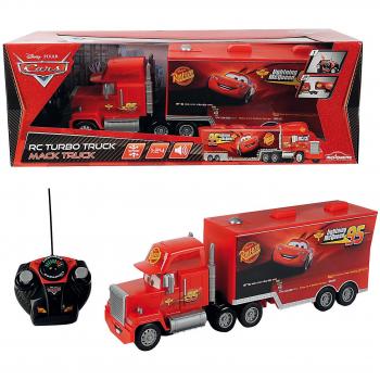 Disney Cars - Camión RC Ice Racing Mack, teledirigido, Color Rojo