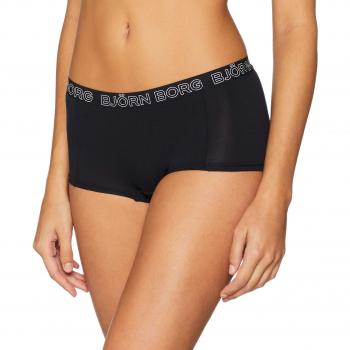 Björn Borg MINISHORTS Noos Solids 1p, Braguita para Mujer, Negro