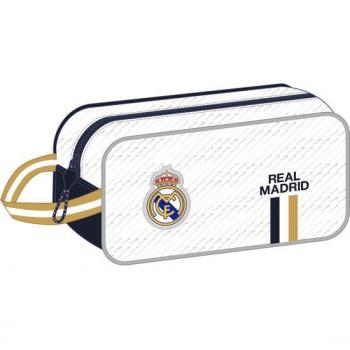 Zapatillero Safta Real Madrid 1ª Equipación 23/24 Mediano 15x29cm con Asa de Mano Lateral