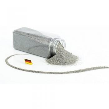 Arena de color / Arena decorativa TIMON, gris claro, 0,1 - 0,5 mm, 605 ml bote, Producido en Alemania - Tierra artificial - monsterkatz
