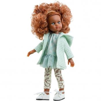 Muñeca Paola Reina Nora Amiga Funky Vestido Verde 32cm