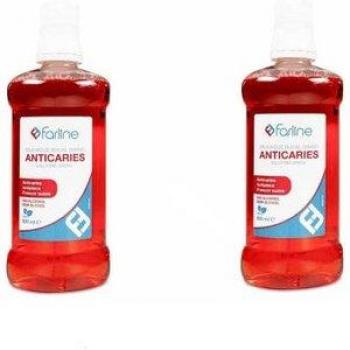 Colutorio Anticaries Farline Doble Pack - Protección Contra Caries - 2 Unidades