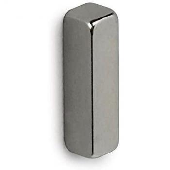 Barra Magnética de Neodimio 15x4x4 mm - 4 Piezas - Alta Fuerza de Sujeción (2 kg) - Diseño Moderno en Color Plata