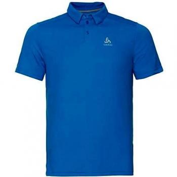 Odlo Polo Shirt s/s F-Dry, Hombre, Blue Aster, XXX-Large