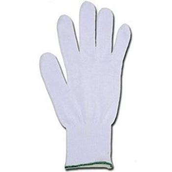 Guantes de algodón, talla 7, color blanco