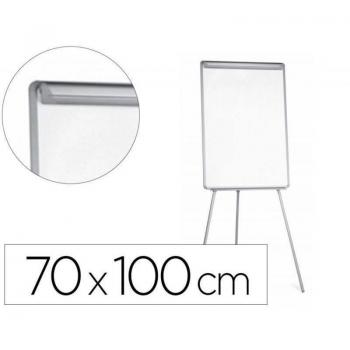 Pizarra Blanca Laminada con Trípode Q-Connect, Marco de Plástico, 70x100 cm, Modelo KF04165