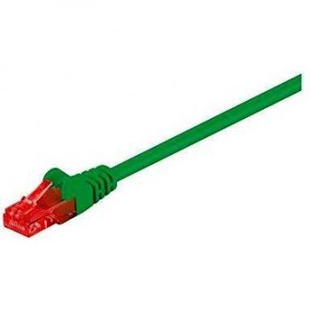 Cable de Red UTP Cat.6 CCA Verde 0,25 m