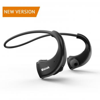 Auriculares Bluetooth Correr, Winisok Auriculares Bluetooth 4.1 Manos Libres Impermeable para Deporte con Micrófono, Auriculares In Ear Inalámbricos Deportivos con Cancelación de Ruido para iphone Huawei Samsung Sony