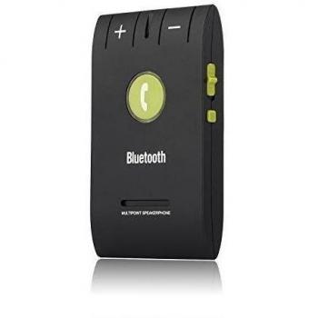 Kit Bluetooth para Coche versión 4.0, Yokkao® Receptor Bluetooth con manos libres, Reproductor de MP3 con Micrófono y Altavoz Incorporados, Batería Recargable, para Smartphone / iPhone / Samsung / Xiaomi / Huawei / etc. Compatibilidad universal