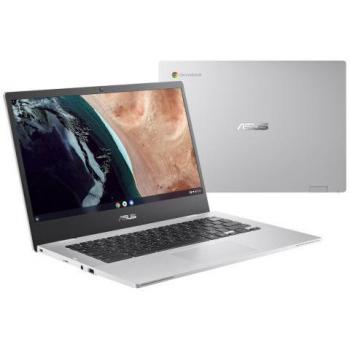 ASUS Chromebook CX1400CKA-EK0138 14 Full HD Intel Celeron N4500 8GB RAM 64GB eMMC UHD Graphics Chrome OS Plata Transparente - Teclado QWERTY