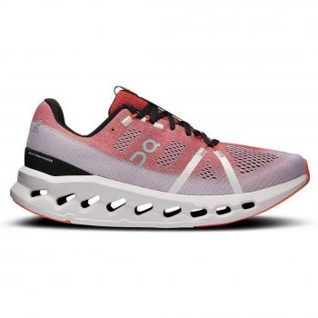 Zapatillas de running ON Cloudsurfer para hombre en color rojo y auburn frost