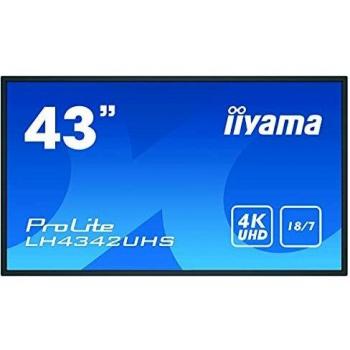 iiyama LH4342UHS-B3 Pantalla de señalización Pantalla Plana para señalización Digital 108 cm