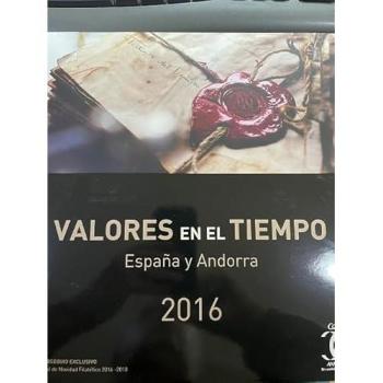 VALORES EN EL TIEMPO 2016: SELLOS DE ESPAÑA Y ANDORRA 2016