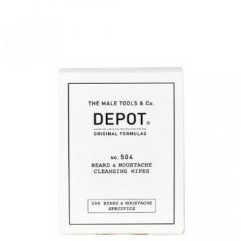Toallitas Higiénicas Depot No. 504 para Barba y Bigote - Pack de 12 unidades