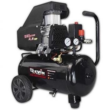 Compresor CEVIK PRO26NG 24Lt 2.5hp 246l/min 8BAR sin aceite