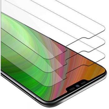 P pack de 3 Películas Protectores de Cristal Templado 9H para LG G7 ThinQ - Alta Transparencia y Compatibilidad con 3D Touch