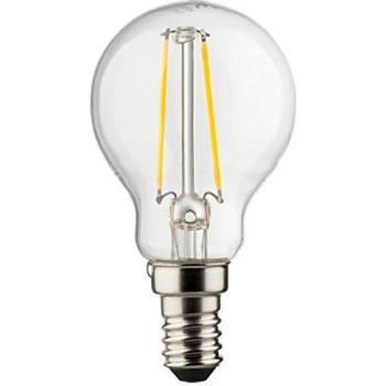 Müller Luz LED, forma de gota filamento 2 W
