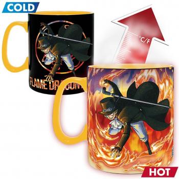 Taza Térmica ONE PIECE Luffy & Sabo 460ml