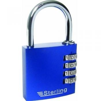 Sterling 3-Dial anodizado Combo Candado 30mm
