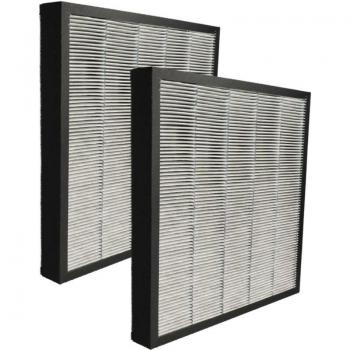 Filtro de Aire Combinado HEPA 13 + Carbón Activo para Purificador y Humidificador Boneco A681 - Pack de 2 Vhbw