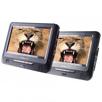 Nevir - Reproductor DVD Portátil - Nevir Nvr-2776 DVD-Pdcu, Mando A Distáncia, LCD 9 , Negro
