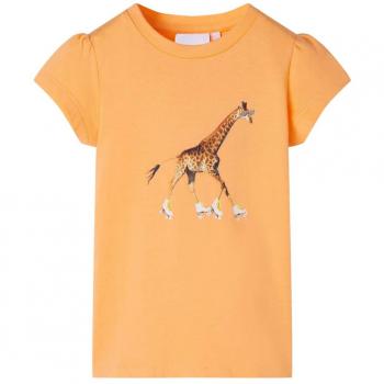 Camiseta infantil naranja 140
