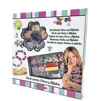 Kit Creativo de Joyería con Cuentas de Madera y Letras TACHAN