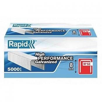 RAPID-Juego de 10 Btes 5000 grapas 53/8, galvanizado