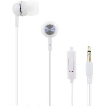 Kit Peatón Digital Estéreo Ligero con Micrófono Blanco