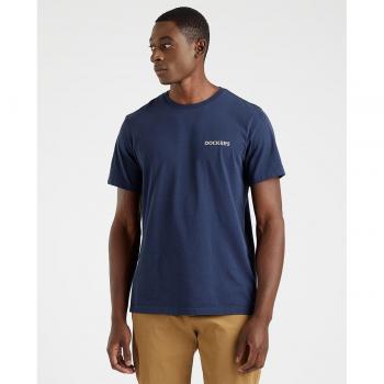 CAMISETA DOCKERS M/C MARINO LOGO LETRAS