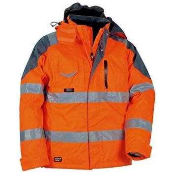 Chaqueta de trabajo Cofra Rescue Alta Visibilidad Impermeable Talla 54
