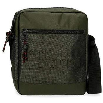 Pepe Jeans Bromley Bandolera Portatablet 9,7 Verde 23x27x6 cms Poliéster