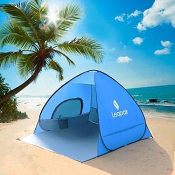 Leapair Tienda De Campaña Instantánea Para Playa Abre Automática Impermeable contrar UV 50+ UPF Verde