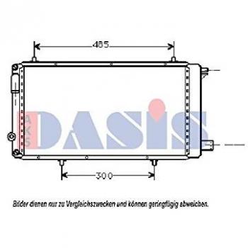 AKS Dasis 060490N Radiador, refrigeración del motor