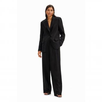 Blazer recto de mujer Desigual con textura Crestone
