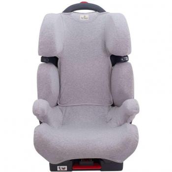 Funda de Coche Estampada Klippan Wego Jyoko Stone Grey - Funda para silla de coche compatible con Klippan Wego Jyoko, diseño estampado, color gris piedra