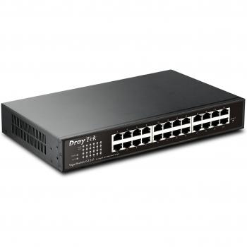 DrayTek VigorSwitch G1241 24-Port - Web-smart Gigabit Switch
