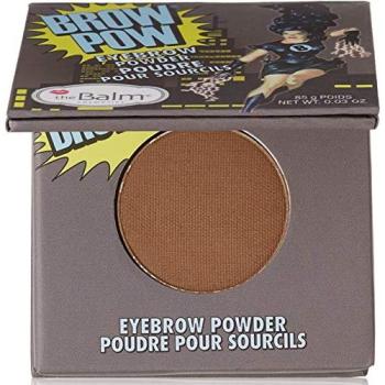 The Balm Brow Pow Eyebrow Powder - Light Brown, 0.85g, Soft Texture, Long-Lasting, Natural Finish