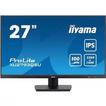 Monitor iiyama ProLite XU2793QSU-B6 de 27 pulgadas LED 2560x1440 1ms 1300:1 DP/HDMI/USB