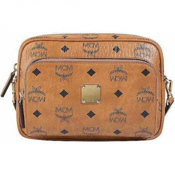 MCM Classic Mini Crossbody Bag in Cognac Brown for Women