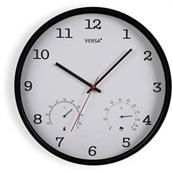 Reloj de Pared Versa Blanco Plástico Estándar 4,3 x 35,5 x 35,5 cm