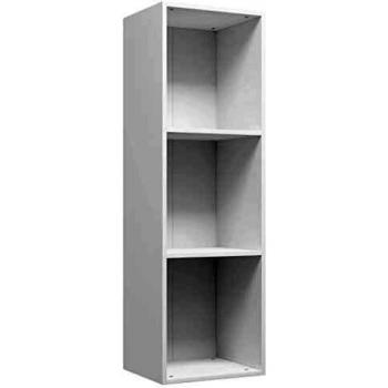 vidaXL Estantería de libros/mueble TV aglomerado blanco 36x30x114 cm