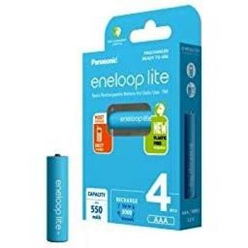 Baterías Recargables AAA Ni-MH Panasonic Eneloop Lite 550mAh - Paquete de 4 unidades