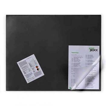 Durable - Alfombrilla-base para el escritorio con cubierta transparente