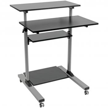 Carro de Escritorio para Ordenador Tripp Lite WWSSRC Negro - 4 Ruedas, Altura Ajustable, Capacidad de Carga 60 kg, Dimensiones: 749,3 mm x 937,3 mm
