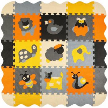 meiqicool niños Puzzle Play Mat colorido suave no tóxico rompecabezas de piso de espuma azulejos y juguetes