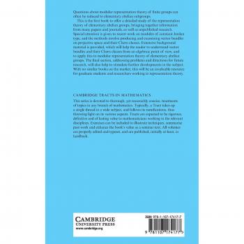 Representaciones de Grupos Abelianos Elementales p y Paquetes Vectoriales (Tractos de Cambridge en Matemáticas, Volumen 208)
